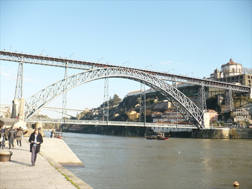 rieka Douro, most Ponte Dom Luis I.