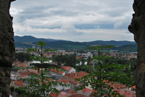 Pohľad z Trenčianského hradu