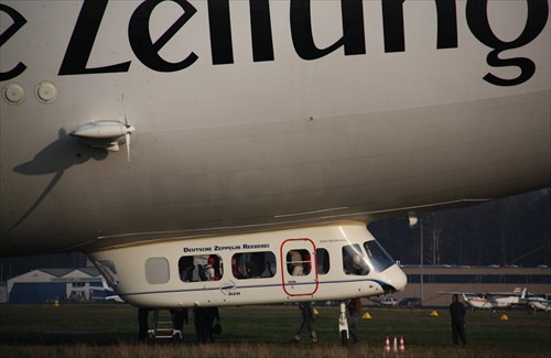 Zeppelin po pristátí