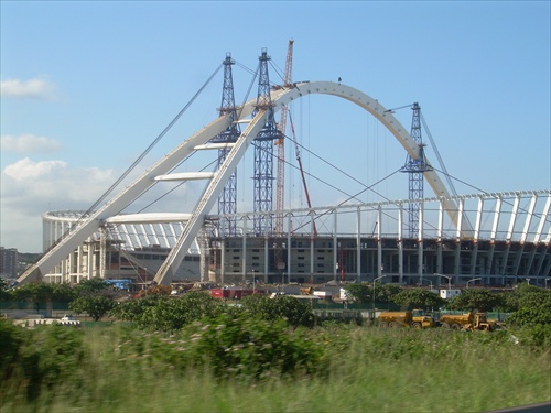 Durban-Juhoafrická rep.-Stavba futb. štadióna na MS 2010