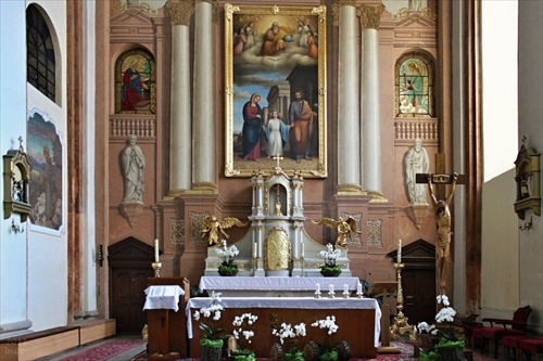 oltar (Frantiskansky kostol Presov)