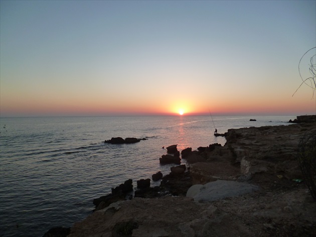 Východ slnka na Cypre