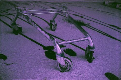 Broken trolley