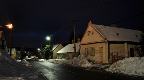 Zimná dedinka