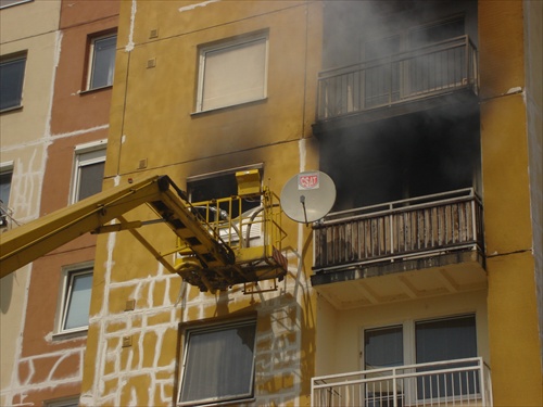 Požiar bytu...25.07.2008-Piešťany