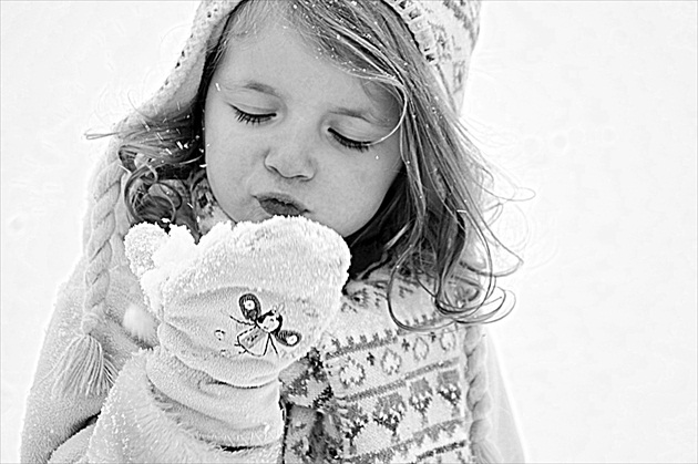 detská radosť zo zimy