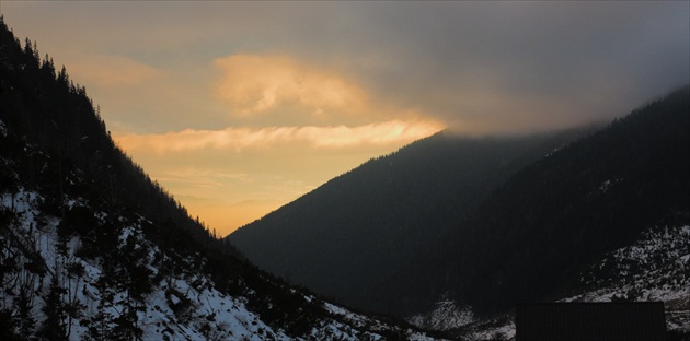 Súmrak nad Žiarskou dolinou