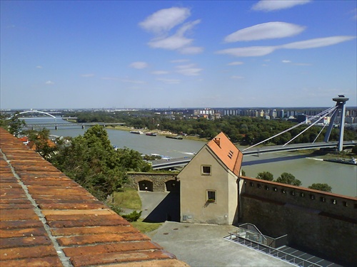 Dunaj z hradného vrchu