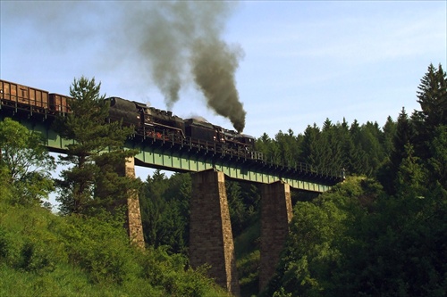Štoker a Kremák na viadukte pri Hornej Štubni