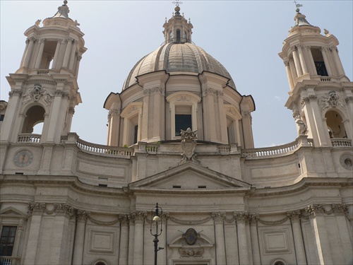 Santa Agnese in Agone - Kostol sv. Agnesy v Agone - Rím
