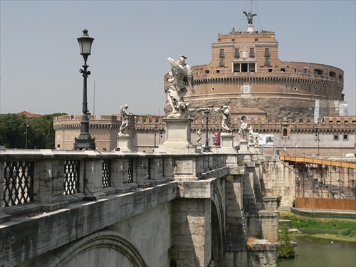 Anjelsky hrad a most - Rím - Taliansko