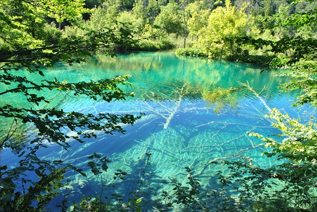 cira voda na Plitvickych jazerach