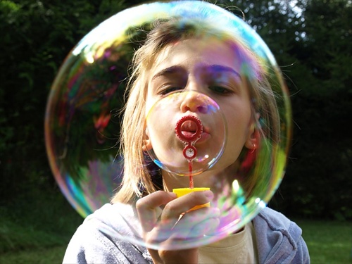 cez bublinu