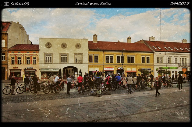 Critical mass Košice 24.4.2015