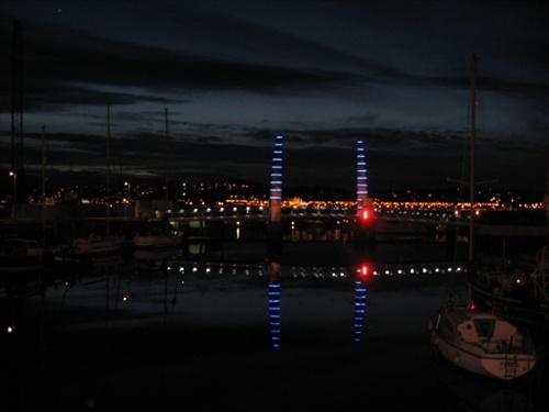 Bridge in Torquay harbour