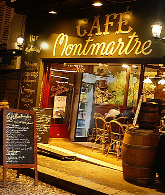 Kaviarnička v Paríži