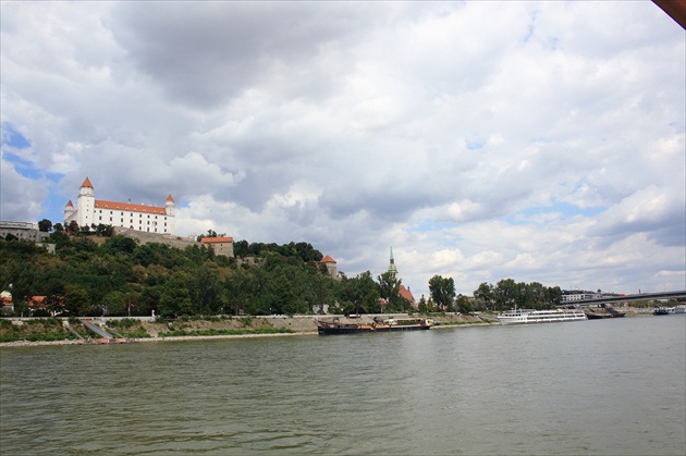 Pohľad z Dunaja.