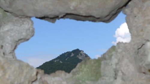 Pohľad z hradu Blatnica