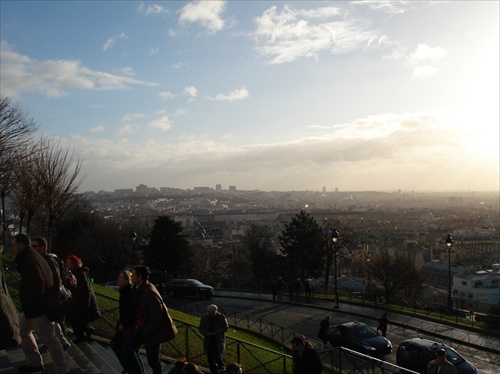 Pohľad na Paris z Montmanrtre