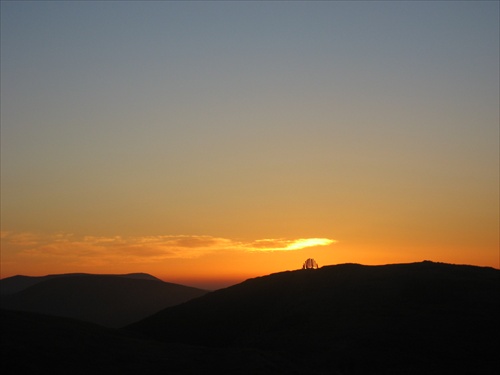 Sunset over Pentland Hills