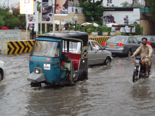 Karachi - záplavy