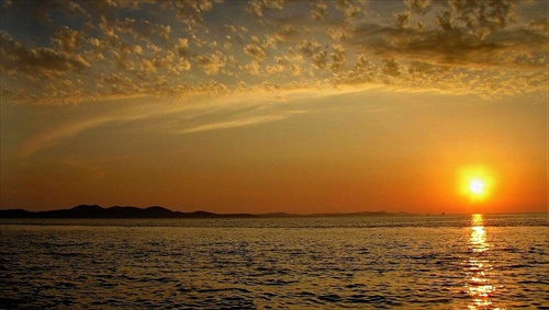 Západ slnka v Zadare