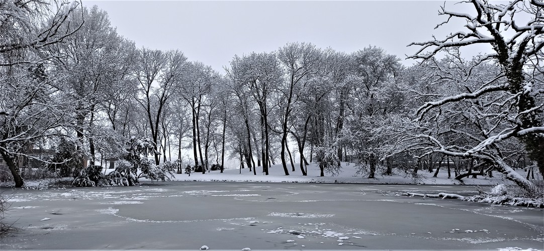Zima a sneh.December 2021.