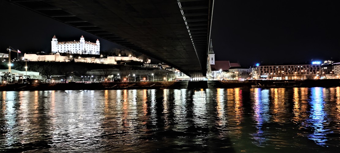 Bratislava večer.Január-2023.