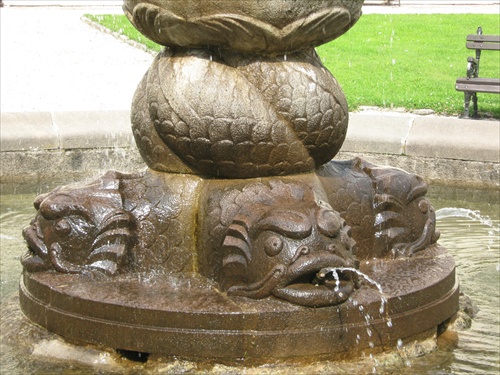 detail fontány
