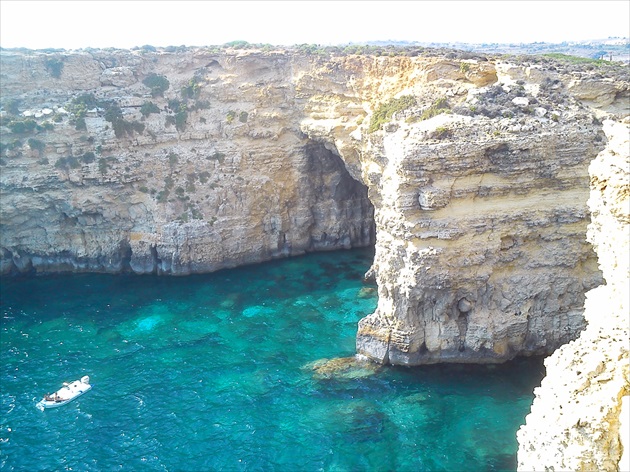 Modrá Lagúna na Malte