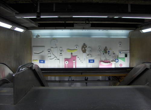 Brusel - stanica metra