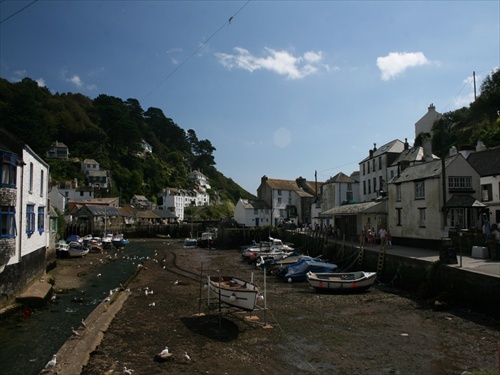 Cornwall- UK , Polpero, rybarske mestečko