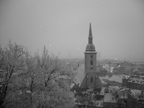 Bratislava v zime
