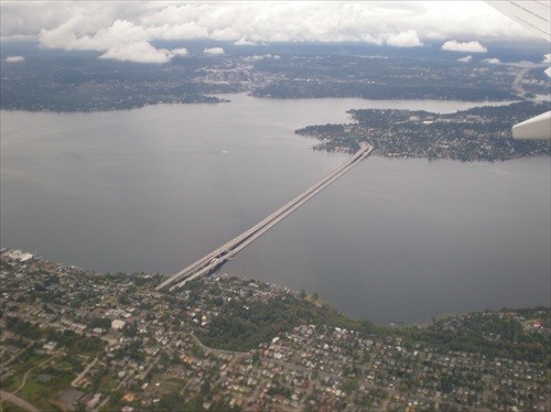 Seattle-letecký pohľad