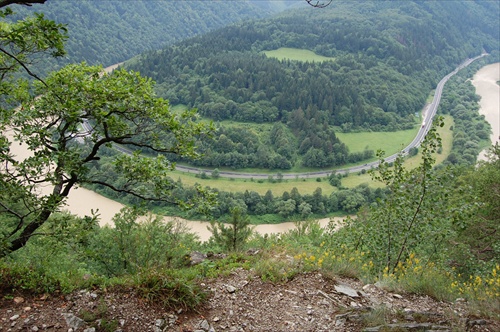 Výhľad na Domašínsky meander
