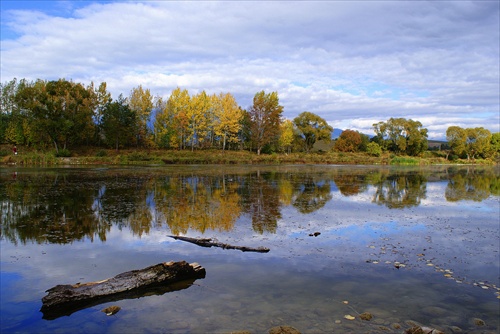 jeseň na rybníku