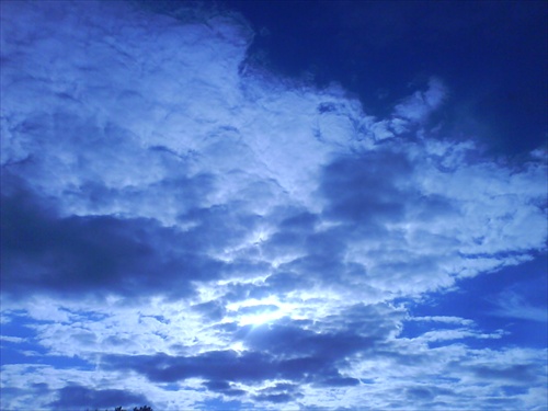 husté oblaky