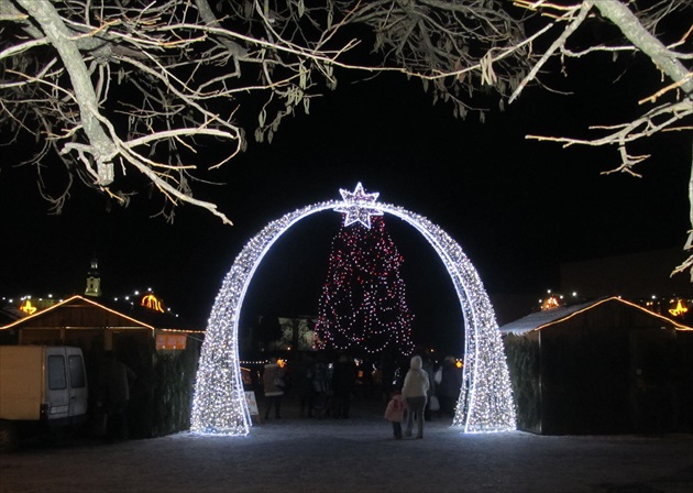 vianočné mestečko Nitra