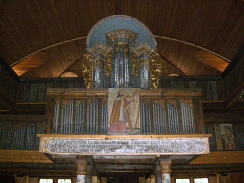 organ v kostole Svätý Kríž