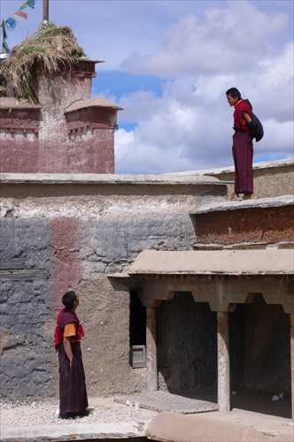 kláštor Sakya v Tibete