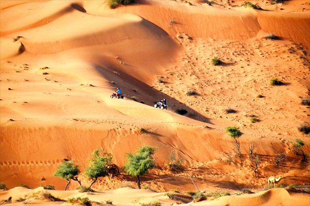 Púšť pri Ras Al Khaimah - SAE
