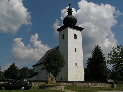 kostolík sv Jána na Kremnických Baniach- stred Európy