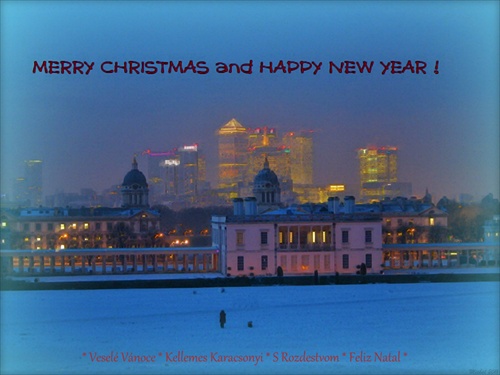 Christmas postcard from London