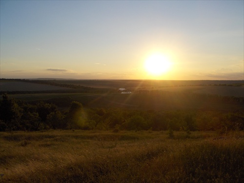 Zapad slnka v Moldavsku