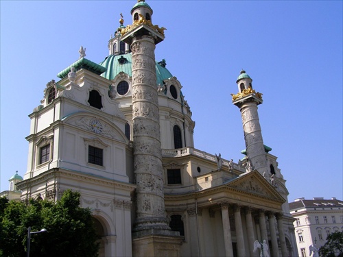 Viedeň - kostol sv. Karola Boromejského