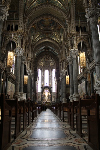 Lyon, The Basilica of Notre-Dame de Fourvière