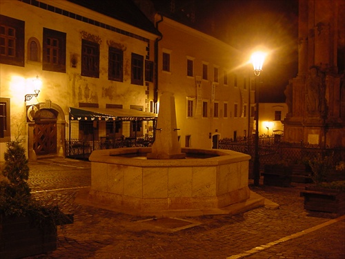 nočná Banská Štiavnica