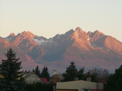 Tatry "in pink"