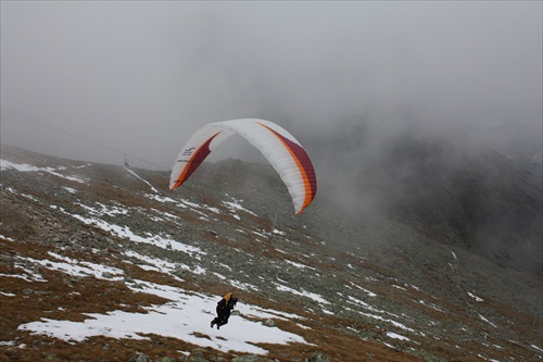 Paraglide v Lomnickom sedle