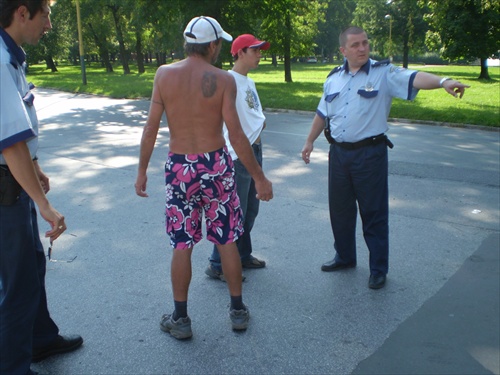 Košickí policajti v Mestskom parku